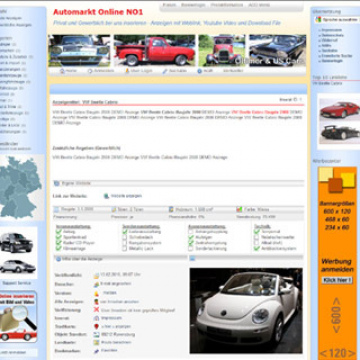 Automarkt Onlinemarkt mehrsprachig